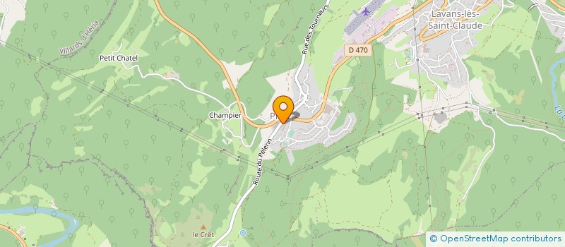 localisation de l'entreprise ETABLISSEMENTS ODOBEZ SA à LAVANS-LES-SAINT-CLAUDE