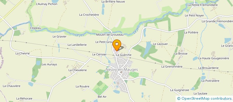 localisation de l'entreprise ETABLISSEMENTS OGER PERE ET FILS à CHEMILLE-EN-ANJOU