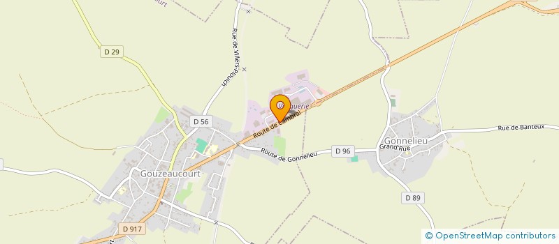 localisation de l'entreprise ETABLISSEMENTS OREN à GOUZEAUCOURT