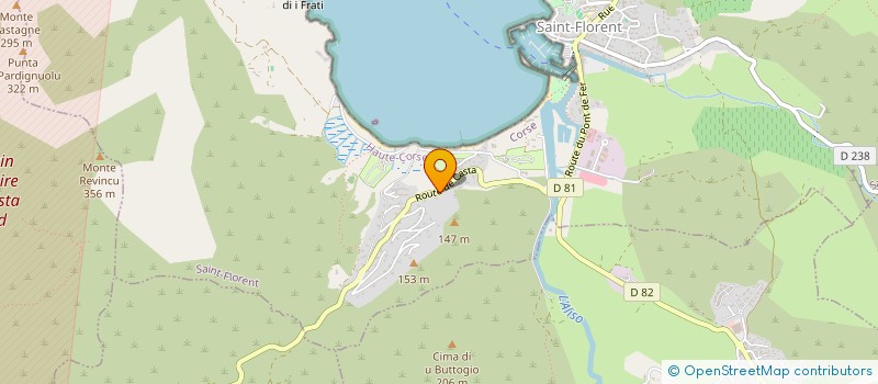localisation de l'entreprise ETABLISSEMENTS ORSINI JM à SAINT FLORENT