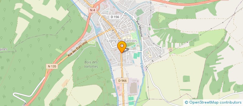localisation de l'entreprise ETABLISSEMENTS ORY à LIGNY-EN-BARROIS