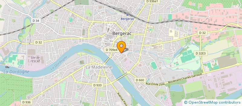 localisation de l'entreprise ETABLISSEMENTS OSTAN ET FILS à BERGERAC