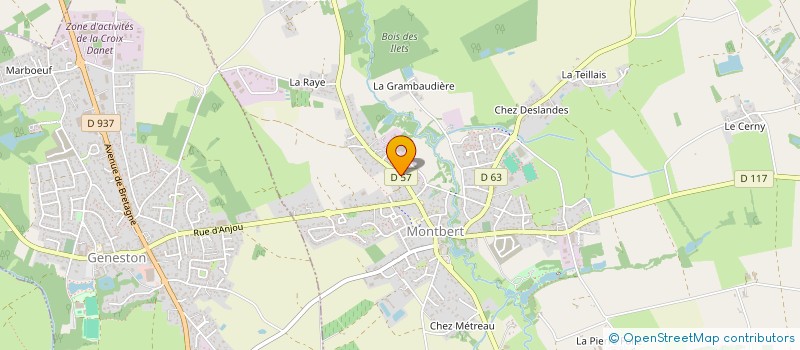 localisation de l'entreprise ETABLISSEMENTS OUARY à MONTBERT