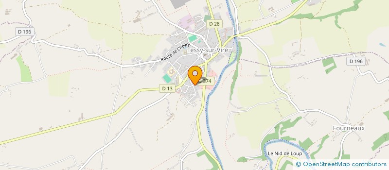 localisation de l'entreprise ETABLISSEMENTS OUTTERS à TESSY-BOCAGE