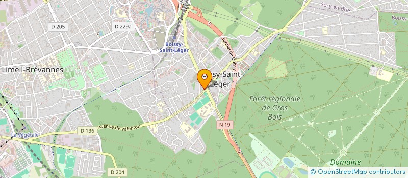 localisation de l'entreprise ETABLISSEMENTS P. CLEMENT ET COMPAGNIE à BOISSY-SAINT-LEGER
