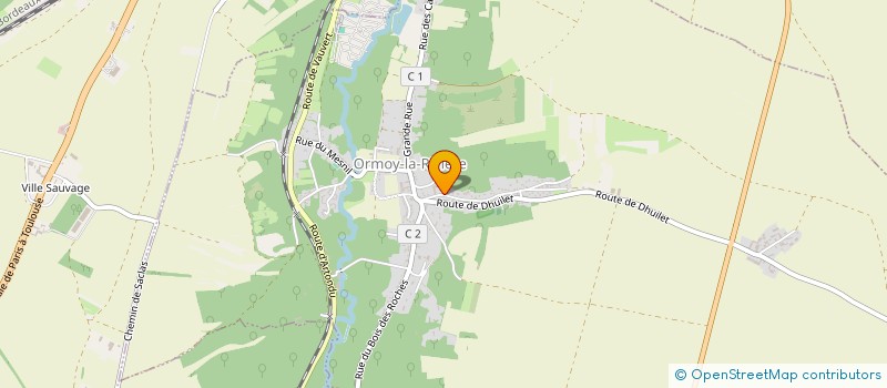 localisation de l'entreprise ETABLISSEMENTS P GILLARD à ORMOY-LA-RIVIERE