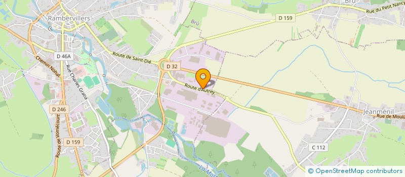 localisation de l'entreprise ETABLISSEMENTS P. L. MAITRE à RAMBERVILLERS