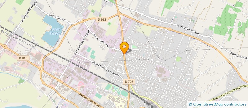 localisation de l'entreprise ETABLISSEMENTS P. LACHEZE à MARMANDE