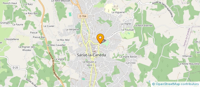 localisation de l'entreprise ETABLISSEMENTS P. LARREY ET FILS à SARLAT-LA-CANEDA