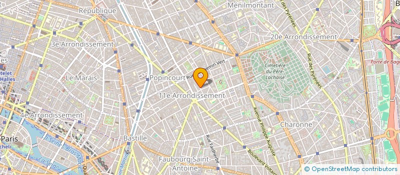 localisation de l'entreprise ETABLISSEMENTS P. OLIVAR ET COMPAGNIE à PARIS