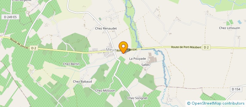 localisation de l'entreprise ETABLISSEMENTS PACAUD  REAUX SUR TREFLE