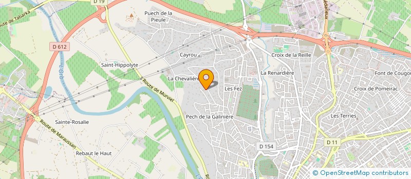localisation de l'entreprise ETABLISSEMENTS PAGES & FILS  BEZIERS