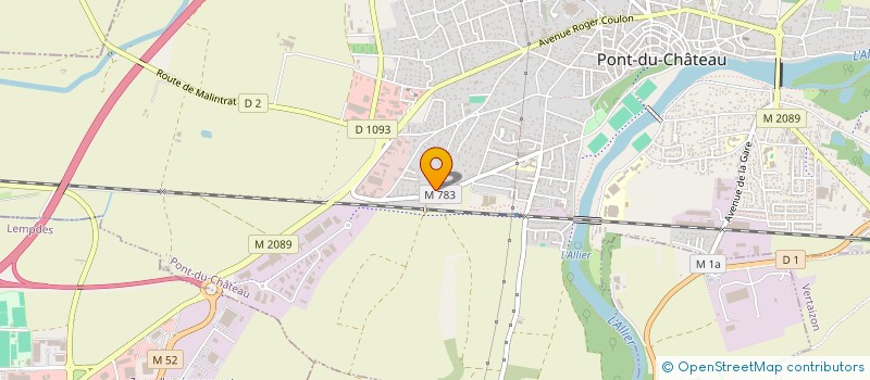 localisation de l'entreprise ETABLISSEMENTS PAIRE  PONT-DU-CHATEAU