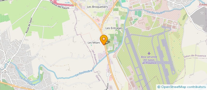 localisation de l'entreprise ETABLISSEMENTS PALMA ET FILS SA  SALON-DE-PROVENCE