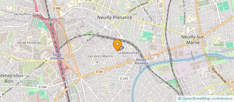 localisation de l'entreprise ETABLISSEMENTS PANSU ET ASSOCIES à LE PERREUX-SUR-MARNE