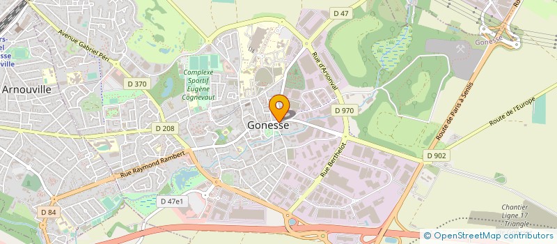 localisation de l'entreprise ETABLISSEMENTS PAPILLIER  GONESSE