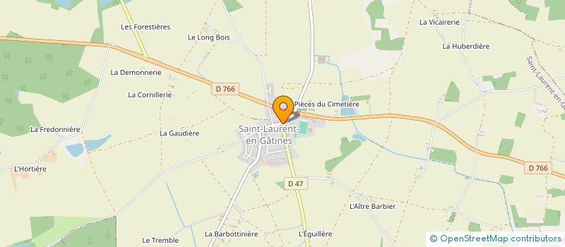 localisation de l'entreprise ETABLISSEMENTS PAQUIGNON à SAINT-LAURENT-EN-GATINES