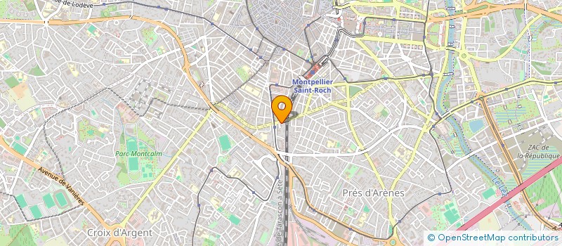 localisation de l'entreprise ETABLISSEMENTS PARGUEL à MONTPELLIER