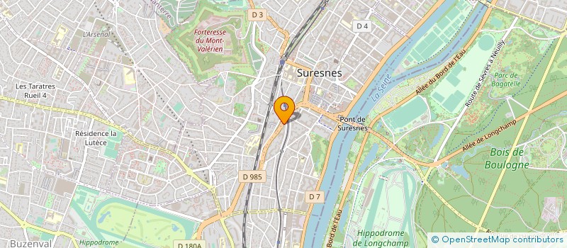 localisation de l'entreprise ETABLISSEMENTS PATRICK GILLE à SURESNES
