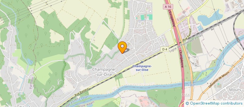 localisation de l'entreprise ETABLISSEMENTS PAUL BOYER ET FILS à CHAMPAGNE-SUR-OISE