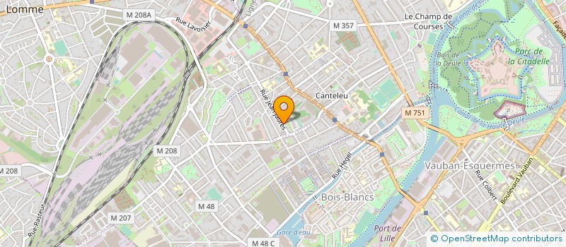 localisation de l'entreprise ETABLISSEMENTS PAUL LAGACHE à LILLE
