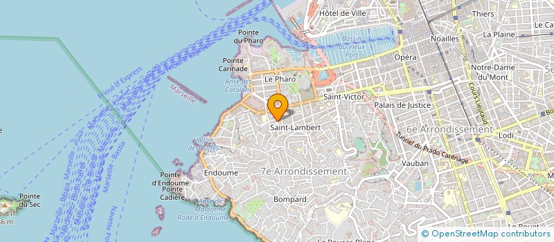 localisation de l'entreprise ETABLISSEMENTS PAUL MARION ET FILS  MARSEILLE