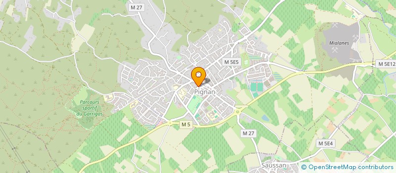 localisation de l'entreprise ETABLISSEMENTS PAULET à PIGNAN
