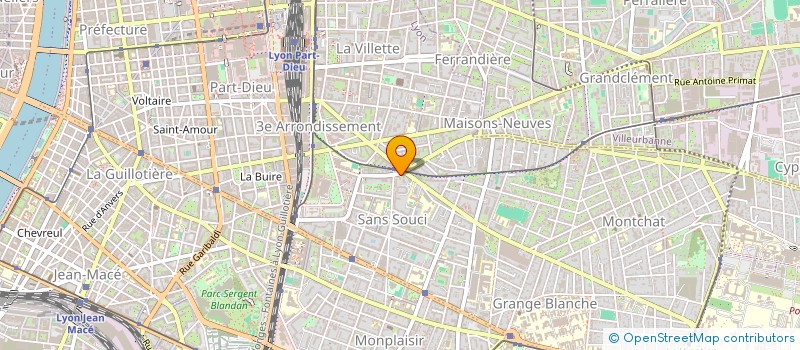 localisation de l'entreprise ETABLISSEMENTS PAUTET à LYON