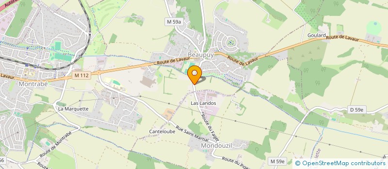 localisation de l'entreprise ETABLISSEMENTS PECH à BEAUPUY