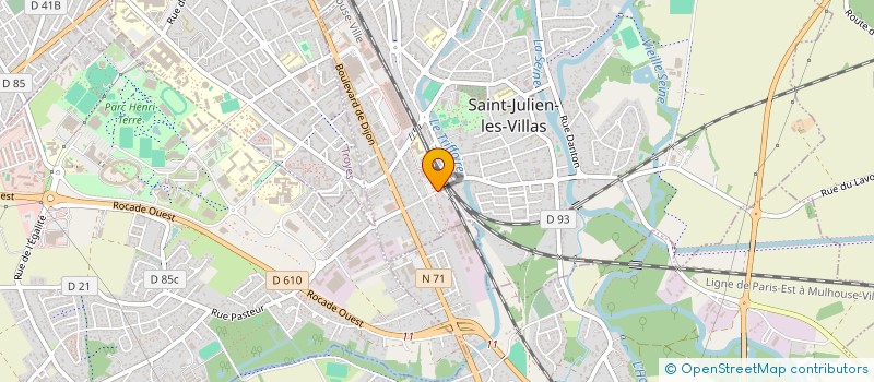 localisation de l'entreprise ETABLISSEMENTS PECOVEC à SAINT-JULIEN-LES-VILLAS