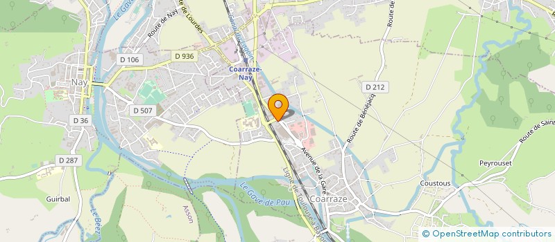 localisation de l'entreprise ETABLISSEMENTS PEDEFER  COARRAZE