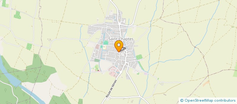 localisation de l'entreprise ETABLISSEMENTS PELADAN - SAUSSINE à SAINT-CHAPTES