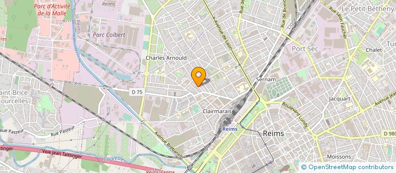 localisation de l'entreprise ETABLISSEMENTS PELAYO ET FILS à REIMS