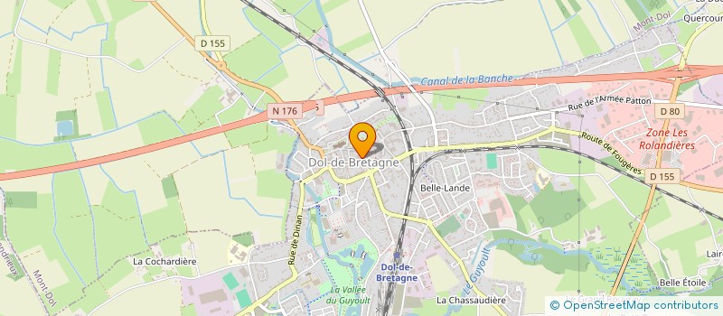 localisation de l'entreprise ETABLISSEMENTS PELE à DOL-DE-BRETAGNE