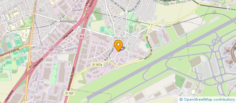 localisation de l'entreprise ETABLISSEMENTS PELEJA FRERES à WISSOUS