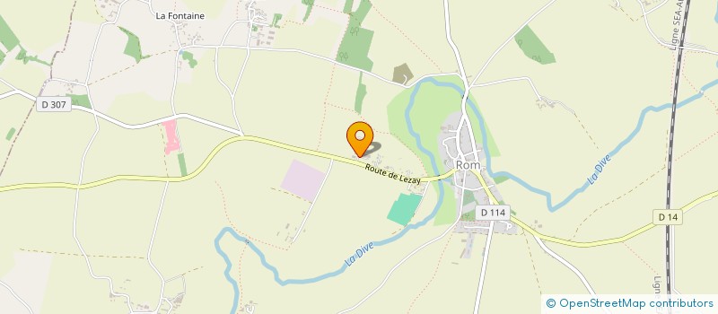 localisation de l'entreprise ETABLISSEMENTS PELLETIER à ROM