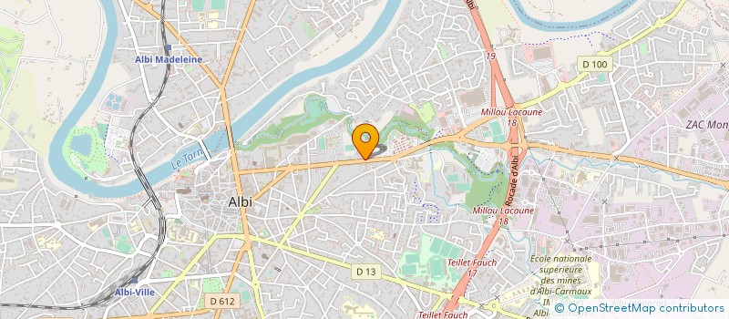 localisation de l'entreprise ETABLISSEMENTS PENDARIES à ALBI