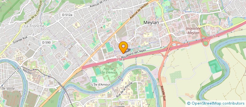 localisation de l'entreprise ETABLISSEMENTS PENNACCHIOTTI à MEYLAN