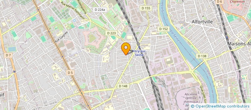 localisation de l'entreprise ETABLISSEMENTS PERCHE à VITRY-SUR-SEINE