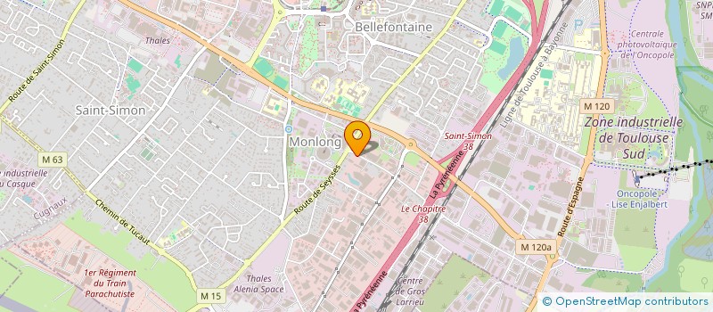 localisation de l'entreprise ETABLISSEMENTS PEREA à TOULOUSE