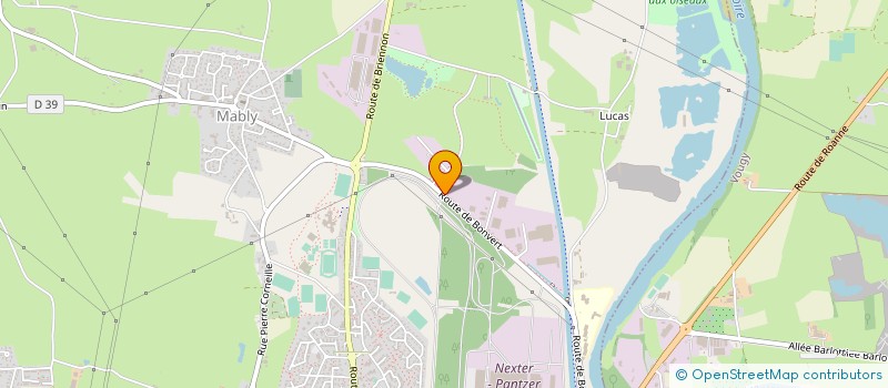 localisation de l'entreprise ETABLISSEMENTS PEROUX à MABLY