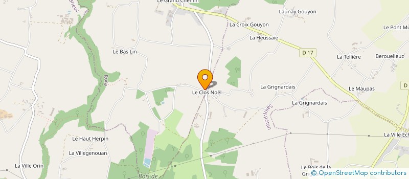 localisation de l'entreprise ETABLISSEMENTS PERROQUIN à SAINT-POTAN