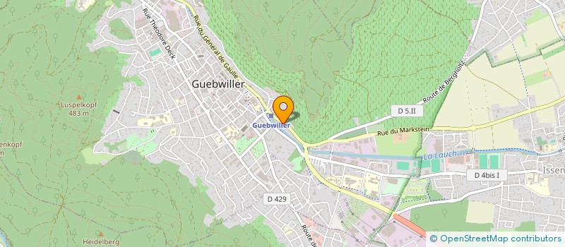 localisation de l'entreprise ETABLISSEMENTS PERUCHETTI SARL à GUEBWILLER