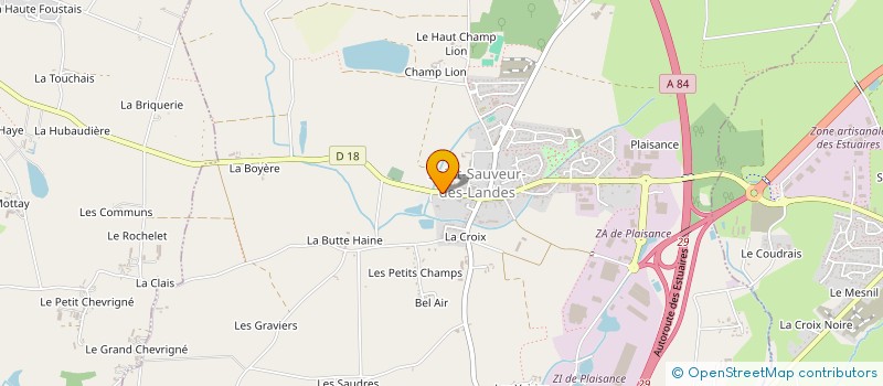 localisation de l'entreprise ETABLISSEMENTS PETIT FRERES à SAINT-SAUVEUR-DES-LANDES