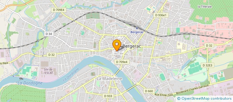 localisation de l'entreprise ETABLISSEMENTS PETITJEAN à BERGERAC