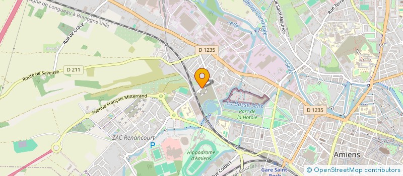 localisation de l'entreprise ETABLISSEMENTS PH. DEGOUTE à AMIENS