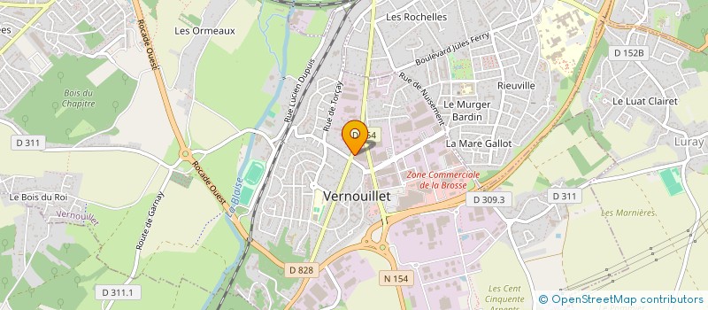 localisation de l'entreprise ETABLISSEMENTS PHENIX BARBOT à VERNOUILLET