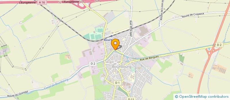 localisation de l'entreprise ETABLISSEMENTS PHILIPPE à BOURBOURG