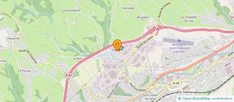 localisation de l'entreprise ETABLISSEMENTS PICARD FRERES à SAINT-CHAMOND
