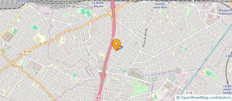 localisation de l'entreprise ETABLISSEMENTS PICHARD à AULNAY-SOUS-BOIS